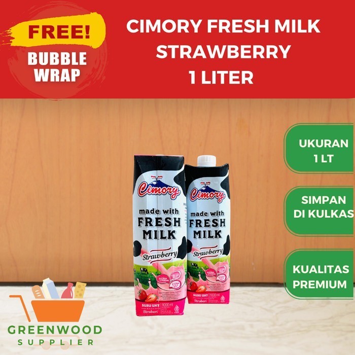 

Brom Susu Cimory Fresh Milk Marie Biscuit - 1 Liter