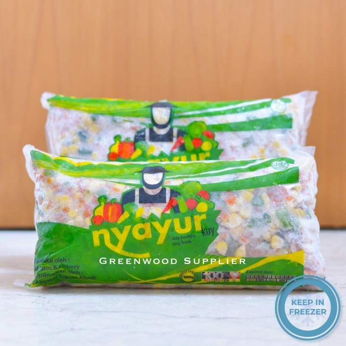 

Brom Nyayur Mix Vegetable / Sayur Beku - 1Kg