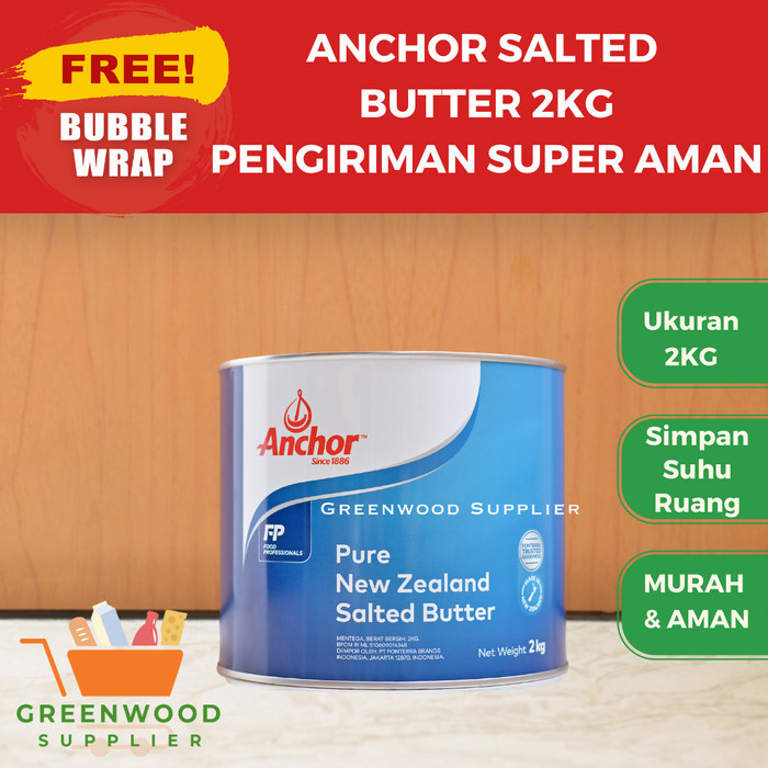 

Brom Anchor Tin Butter 2Kg - Salted (1 Pcs)