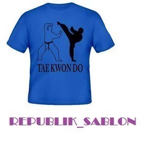 Kaos T Shirt Pria Taekwondo