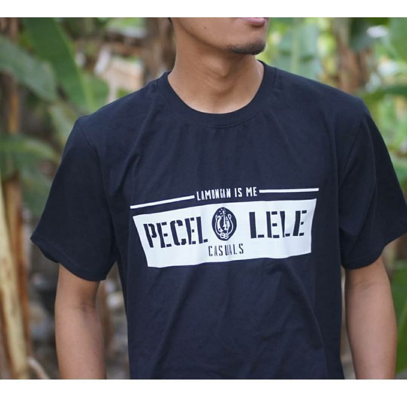 Kaos T Shirt Pria Pecel Lele Lamongan Persela La Mania