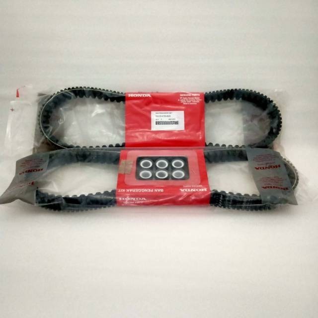 Produk Terbaik] Vario 125 LED/Vario 150 -V-Belt Kit/Tali Belting+Roller Original-Honda