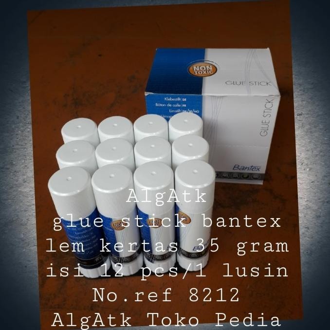 

Glue Stick Bantex Lem Kertas 35 gram No ref 8212 harga untuk 12 pcs