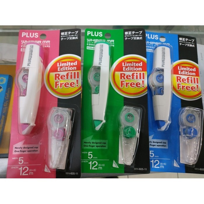 

Correction Tape Plus Free Refill