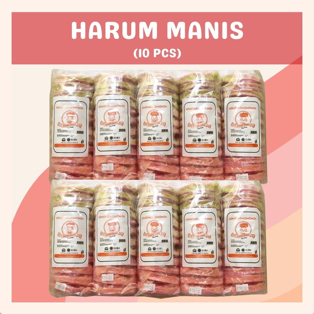 

[DELISH SNACKS] Harum Manis (10pcs) / Arumanis Rambut Nenek / Snack Cemilan Camilan Jadul