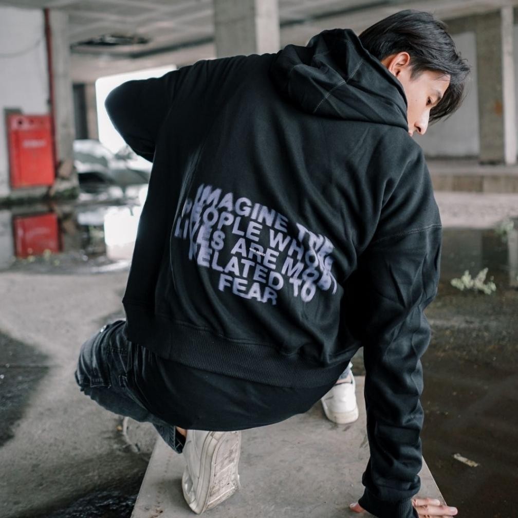 Hoodie Distro Pria Keren Crop Oversize Jacket Unisex Imagine