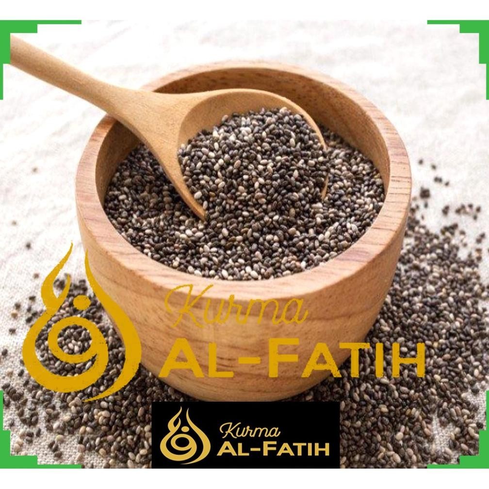 

BN Black CHIA SEED Organic Mexico / Seeds Premium Original Untuk Diet Healthy lifesyle TERLARIS