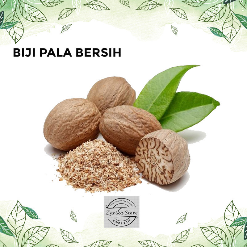 

Biji Pala Bersih Tanpa Cangkang Kualitas Premium Terjamin 100% Bagus/100gr/250gr/500gr/Bumbu Dapur