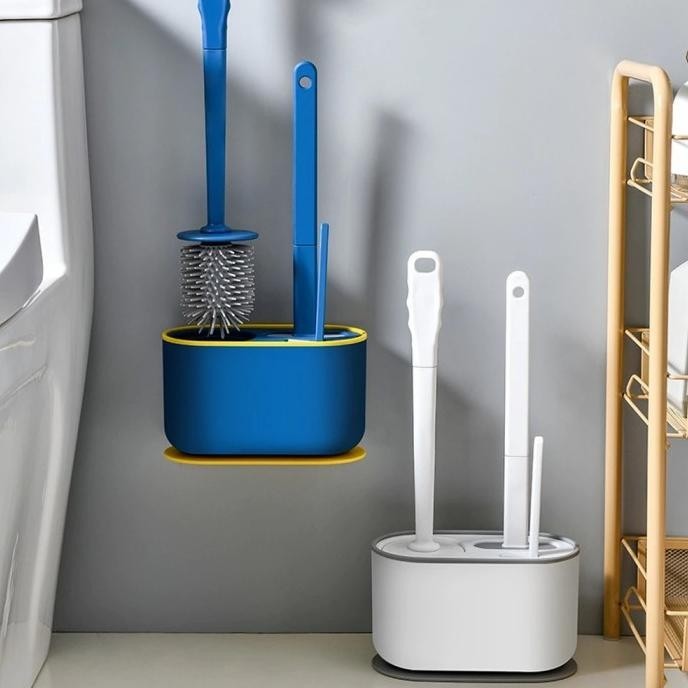 Sikat Toilet 3in1 / Cleaning Brush Set 3 in 1 | Sikat Toilet Silikon H24S