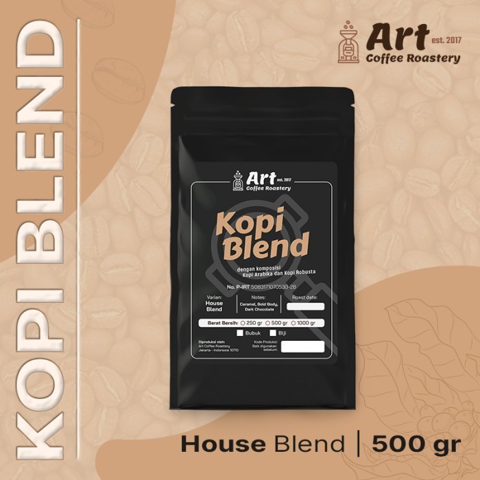 

House Blend Art Coffee Roastery - Kemasan 1 Kg