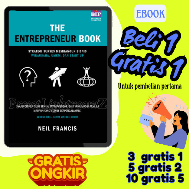

IND0241 The Entrepreneur Book ; Strategi Sukses Membangun Bisnis Wirausaha, UMKM, Dan Start Up- Revisi