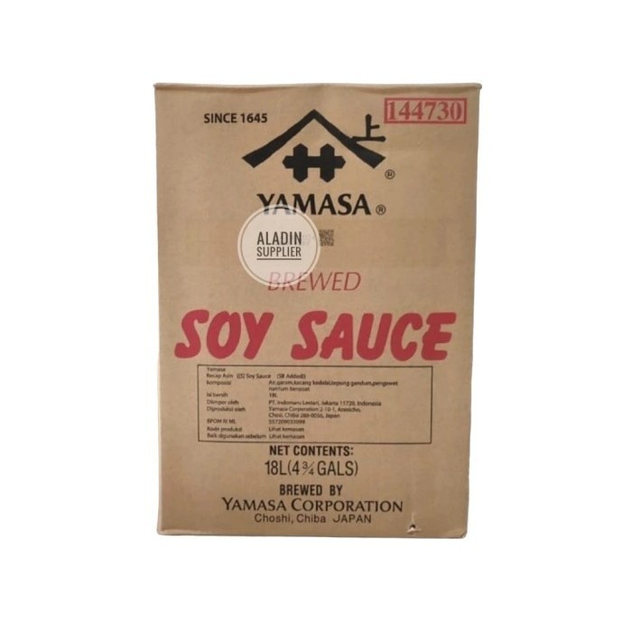 

Yamasa Soy Sauce 18L - Kecap Asin Shoyu Jepang 18 Liter