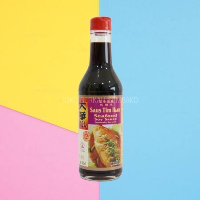 

Tai Hua Seafood Soy Sauce 305Ml / Saus Kecap Tim Ikan