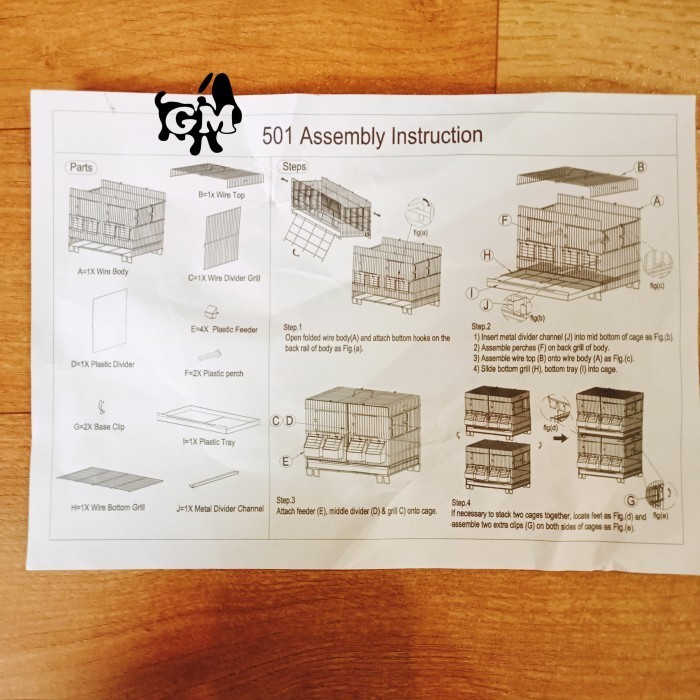 K501 Kandang Burung Besi Sekat Finch Blackstrouth Dayang Bird Cage