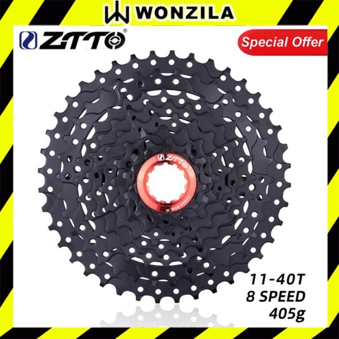 ZTTO Sprocket 8 Speed 11 - 40T Gear Sepeda Wonzila BLACK