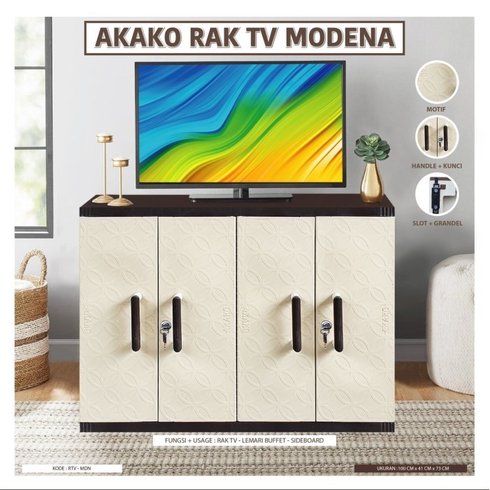 Terbaru Meja Tv Plastik Rak Tv Akako Meja Tv Modern Rak Tv Minimalis Modena Promo Terlaris