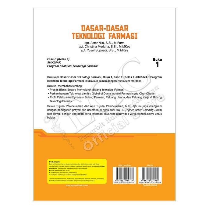 Egc Dasar-Dasar Teknologi Farmasi Buku 1