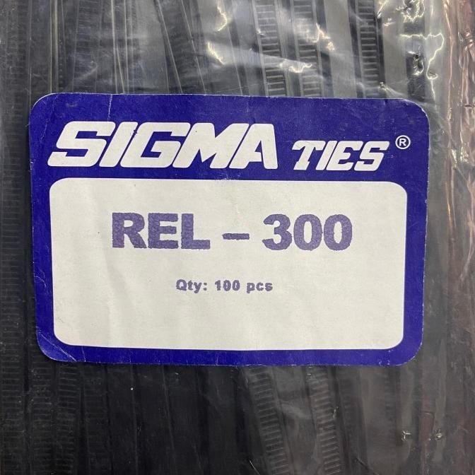 

Kabel Ties Sigma Rel 300 Copot Lepas Pasang Releaseable Ties 8Mm Hitam Kualitas Premium