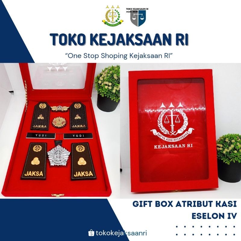 

TOKO KEJAKSAAN RI - GIFT BOX PAKET ATRIBUT LENGKAP KASI ESELON IV