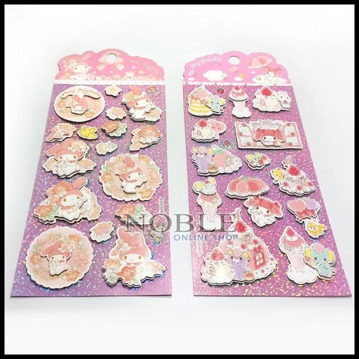 

TERBARU SANRIO MY MELODY HOLOGRAM STIKER IMPORT GAMBAR TEMPEL KADO UNIK LABEL !!!!!!!