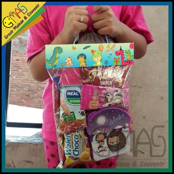 

TERMURAH 10PCS LABEL KARAKTER DINOSAURS + PLASTIK SNACK ULTAH UK. 20X35 CM