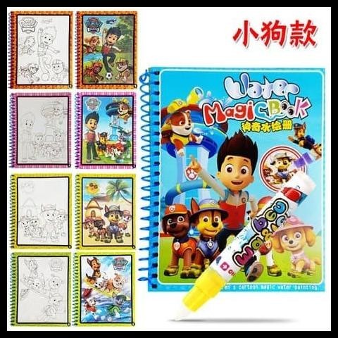 

BEST DEAL MAINAN ANAK BUKU MENGGAMBAR AIR MAGIC WATER DRAWING BOOK PAINTING