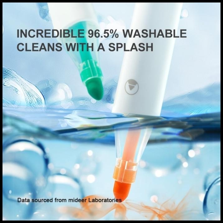 

DISKON MIDEER WASHABLE MARKER 24 COLORS SPIDOL 24 WARNA NONTOXIC !!!!!!