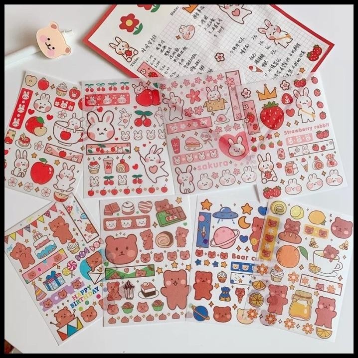 

TERMURAH CUTE PVC STICKER IMUT TAHAN AIR DIY DIARY STICKER !!!