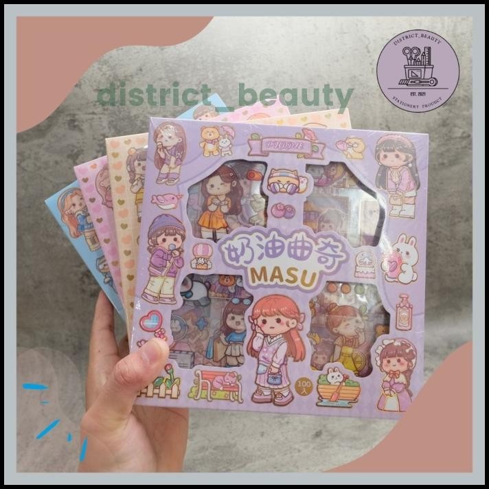 

TERMURAH STIKER 100 LEMBAR STIKER MASU MOTIF KARTUN STIKER ANTI AIR TRANSPARAN !!!!!!