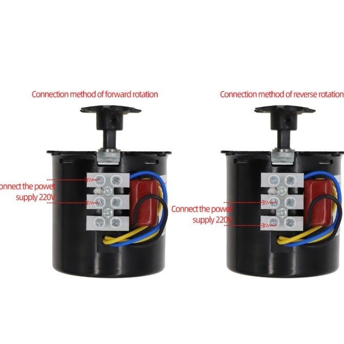 15Rpm 50Rpm Synchronous Motor / 14W 220V Gear Motor / Motor Gearbox Kualitas Premium