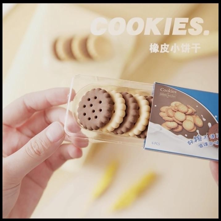 

TERBARU KAWAII BISCUIT ERASER - PENGHAPUS BENTUK BISKUIT CRACKERS LUCU IMUT !!!