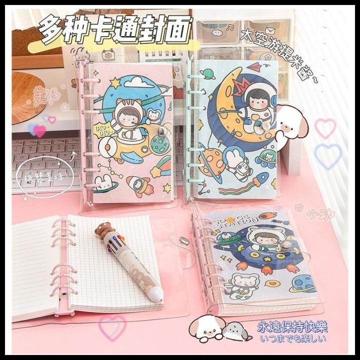 

DISKON BINDER A6 KOREA STYLE DIARY BOOK LUCU BINDER KEKINIAN ISI 100 LEMBAR !!