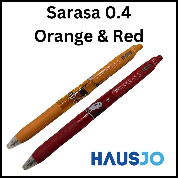 

TERBARU PULPEN ZEBRA SARASA 0.4MM ORANGE !!!!!
