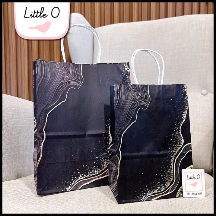 

HOT DEAL LITTLE O CRAFT PAPER BAG KANTONG KERTAS HAPPY BIRTHDAY GOODIE BAG