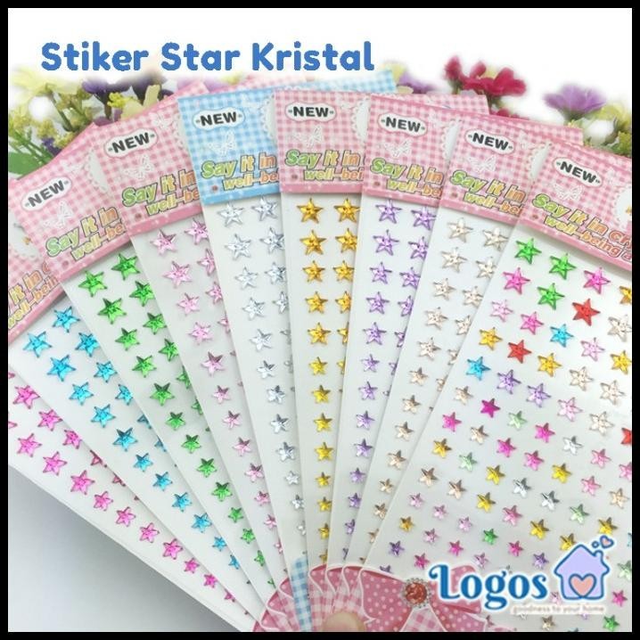 

TERBARU STICKER STARS KRISTAL TIMBUL . STIKER HADIAH ANAK BINTANG MANIK GIFT !!