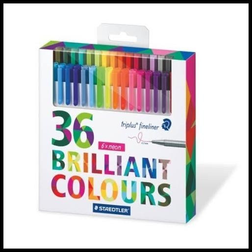 

BEST DEAL STAEDTLER TRIPLIS FINELINER 334- 36 COLOURS !!!