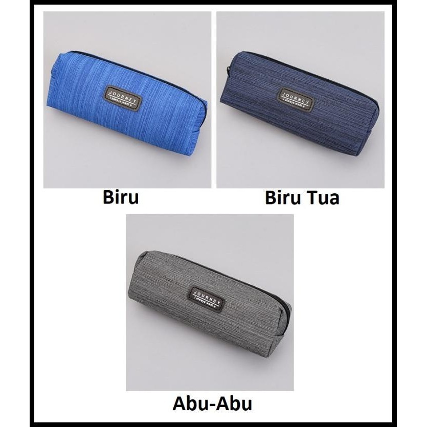 

BEST DEAL PENCIL CASE CANVAS / KOTAK PENSIL KANVAS MOTIF JOURNEY SK0064