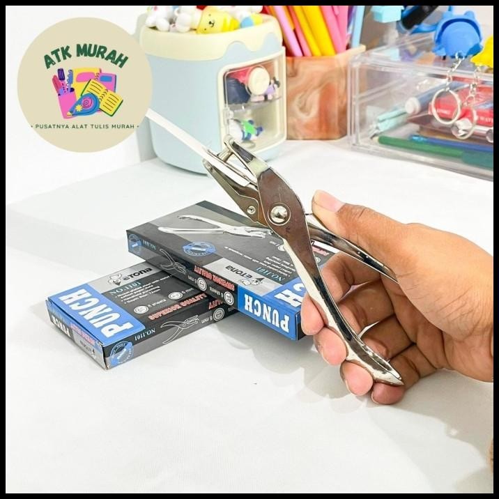 

TERMURAH 6 MM PUNCH ETONA PERFORATOR 3MM ONE HOLE BUAT HANGTAG !!!