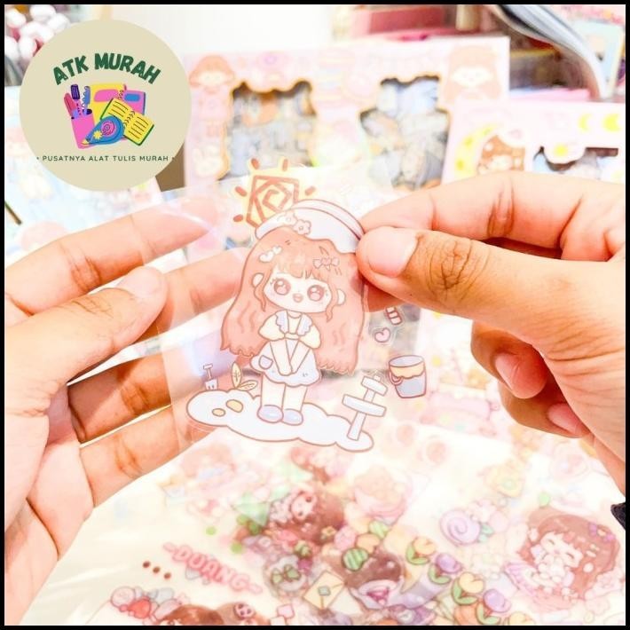 

GRATIS ONGKIR PAKET STICKER BOX 400 LEMBAR JOURNALING JOURNAL STICKER MOMO LUCU WARN !!!!!