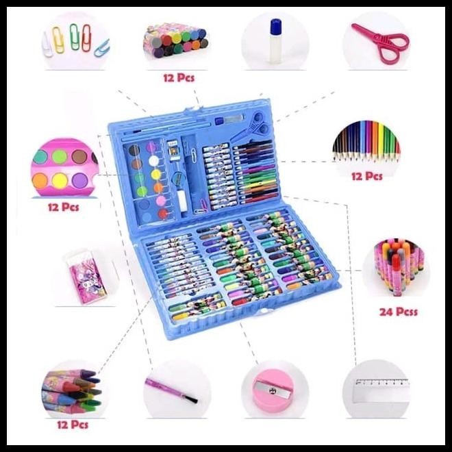 

TERBARU COLOURING SET 86 PCS PENSIL WARNA CRAYON SET KADO ANAK 86IN1 !!!!