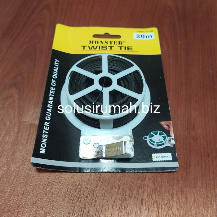 

Buruan serbu] KAWAT PENGIKAT KABEL 30M HITAM 30 m 30met