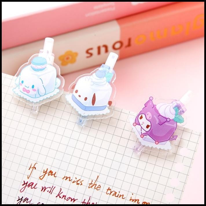 

DISKON PULPEN MIKA SANRIO ICE CUBE TINTA HITAM | PULPEN SANRIO | PEN LUCU | !!!!!