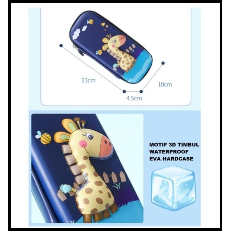 

TERMURAH KOTAK PENSIL TEMPAT PENSIL MOTIF TIMBUL 3D EVA HARDCASE WATERPROOF !!!!!