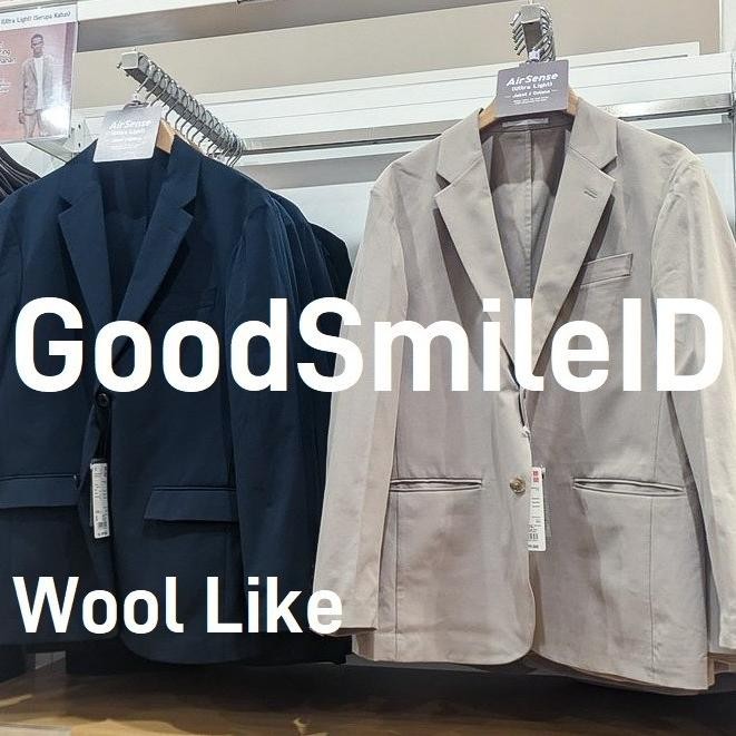 JASTIP Men Jaket AirSense Wool Like Ultra Light Pria Jas Blazer UNIQLO