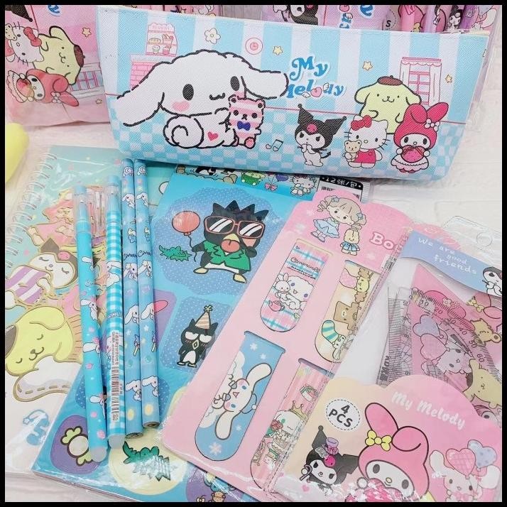 

BEST DEAL PENSIL SET TEMPAT PENSIL SANRIO ATK012 PAKET ALAT TULIS CINNAMOROLL !!