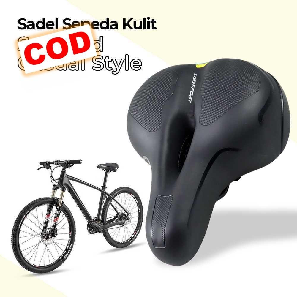 Jok Sadel Alas Duduk Sepeda Kulit Soft Pad Casual Style Empuk Nyaman