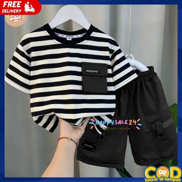 Oneset Setlsn Baju Bocah Kecil Set Baju 1 Set Kaos Detelan Vaju Setelan Karakter Kids Cowo Outfit An