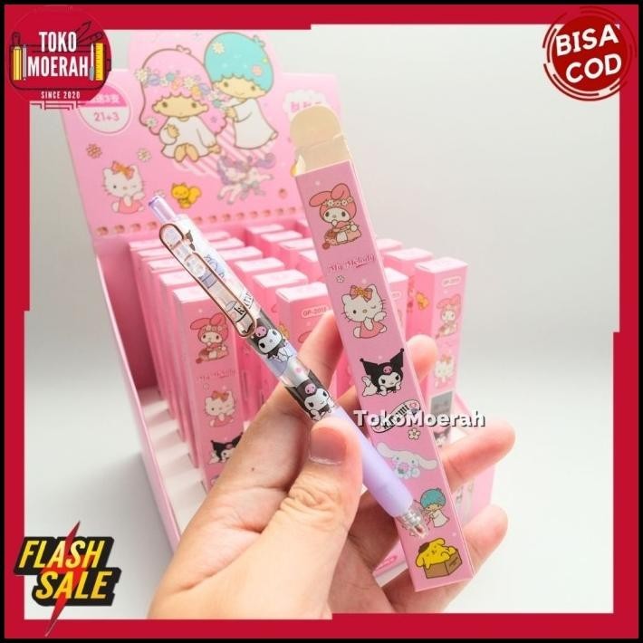 

BEST DEAL 1 SET 24 BOX PULPEN SANRIO MISTERI LUCKY BOX UNIK LUCU PEN SANRIO COD !!!!