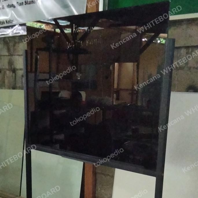 

Glass Board Hitam Standing Kualitas Premium