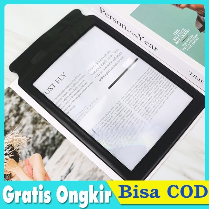 

------] Kaca Pembesar 3X Baca Buku Membaca Ukuran A4 / A6